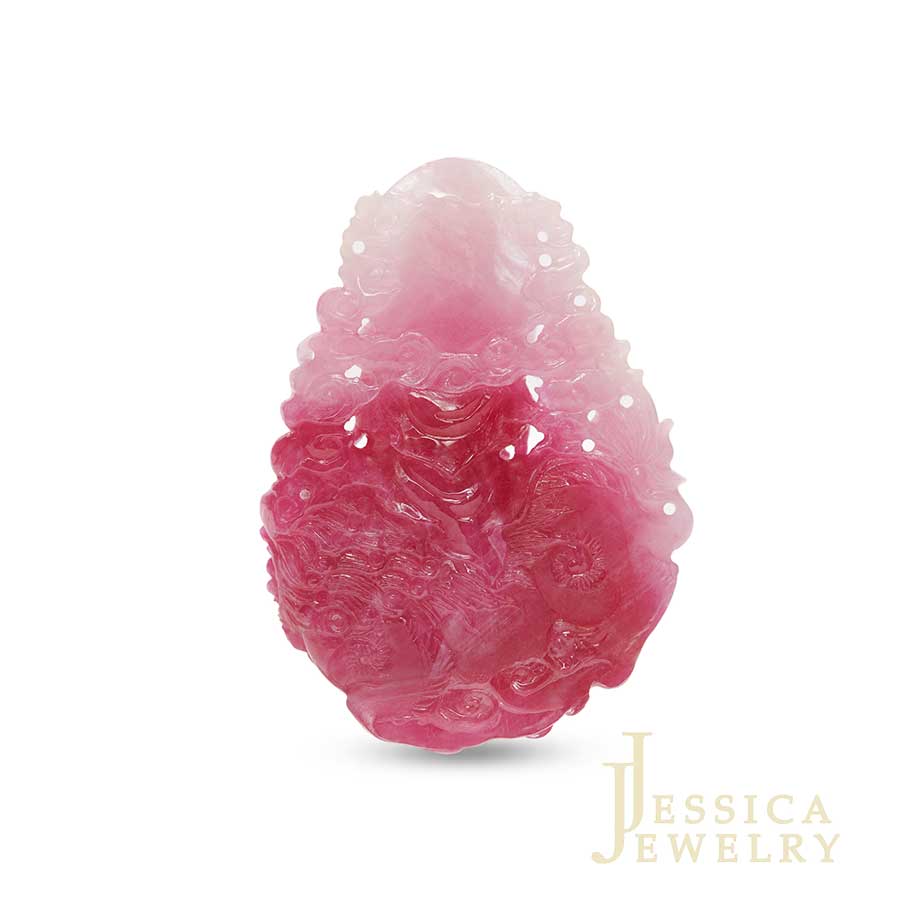 BUDDHA SHAPE RUBY (RUBY KHẮC HÌNH PHẬT BÀ)