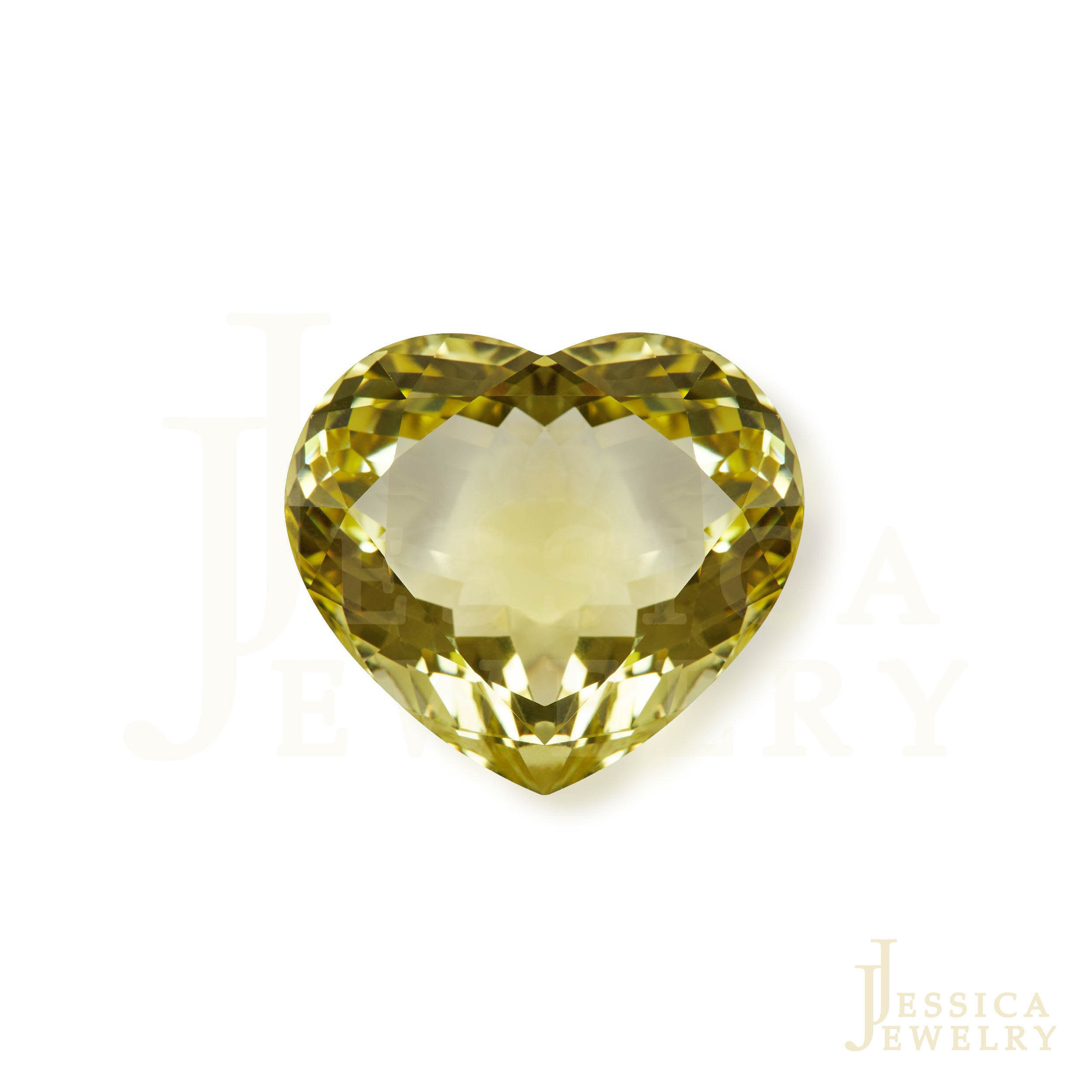 HEART SHAPE LEMON QUARTZ (THẠCH ANH VÀNG CHANH CÓ HÌNH DẠNG TRÁI TIM)