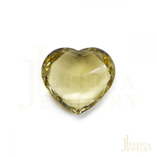 HEART SHAPE LEMON QUARTZ (THẠCH ANH VÀNG CHANH CÓ HÌNH DẠNG TRÁI TIM)