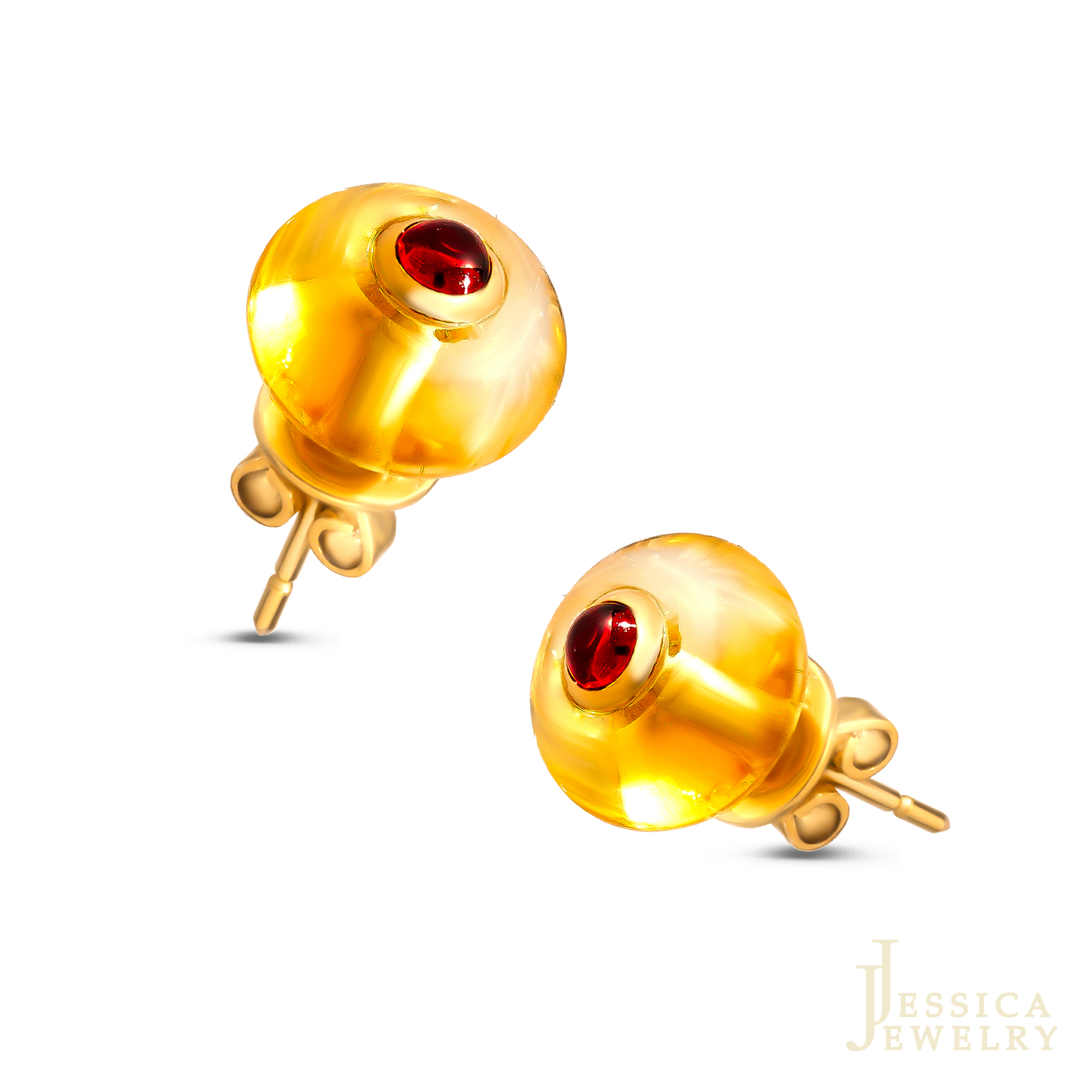 BÔNG TAI CITRINE