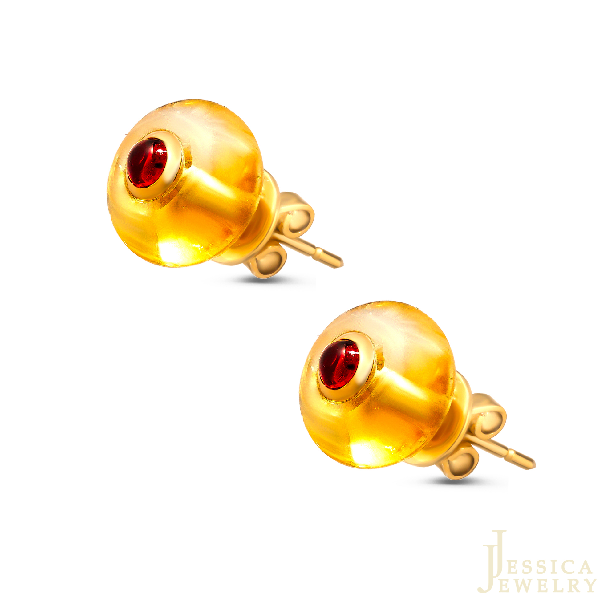 BÔNG TAI CITRINE