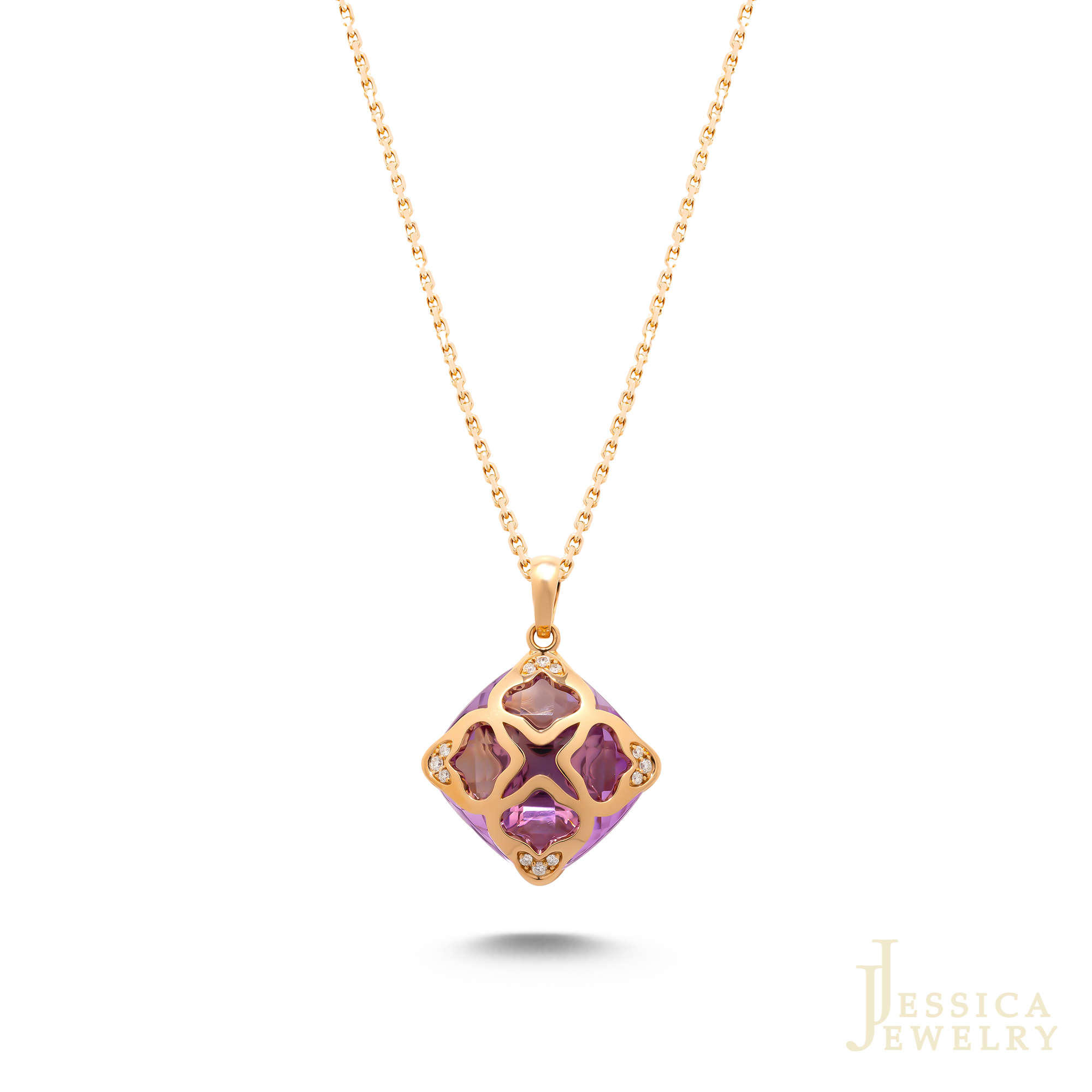 MẶT DÂY CHUYỀN AMETHYST