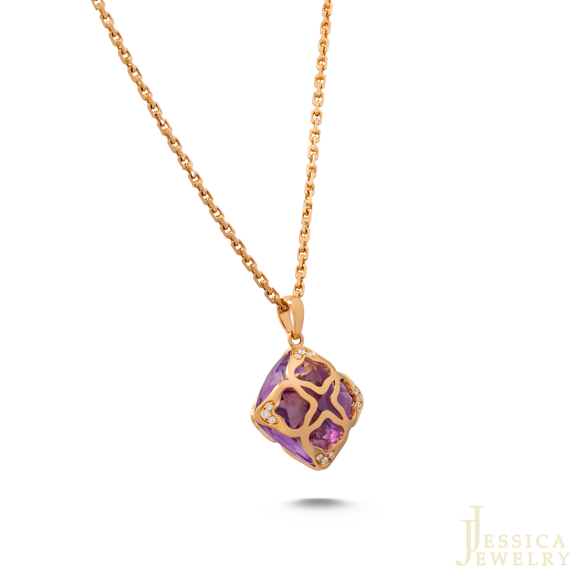 MẶT DÂY CHUYỀN AMETHYST
