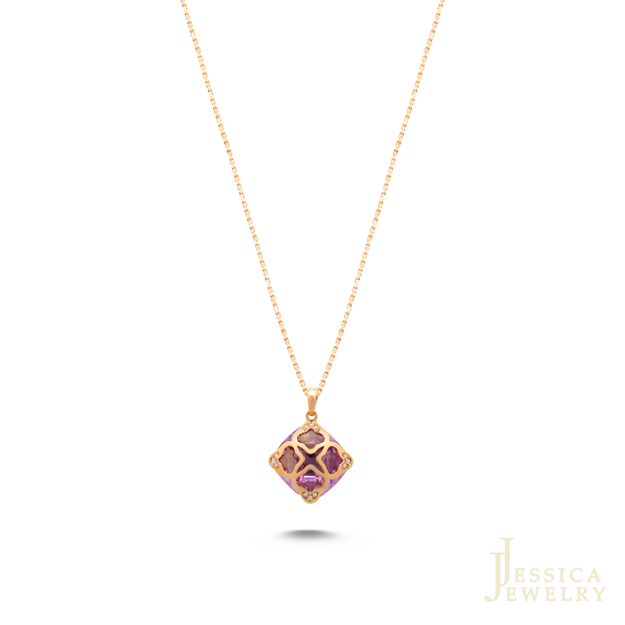 MẶT DÂY CHUYỀN AMETHYST